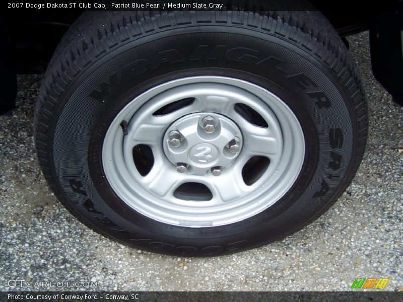 Patriot Blue Pearl / Medium Slate Gray 2007 Dodge Dakota ST Club Cab