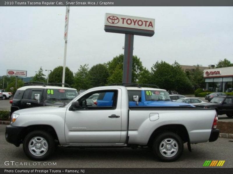 Silver Streak Mica / Graphite 2010 Toyota Tacoma Regular Cab