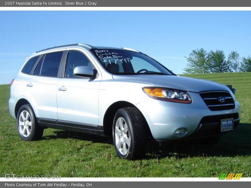 Silver Blue / Gray 2007 Hyundai Santa Fe Limited