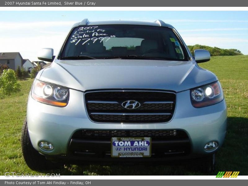 Silver Blue / Gray 2007 Hyundai Santa Fe Limited