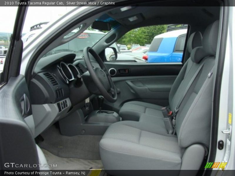 Silver Streak Mica / Graphite 2010 Toyota Tacoma Regular Cab
