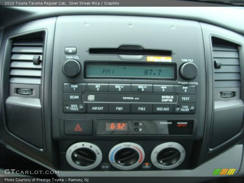 Silver Streak Mica / Graphite 2010 Toyota Tacoma Regular Cab