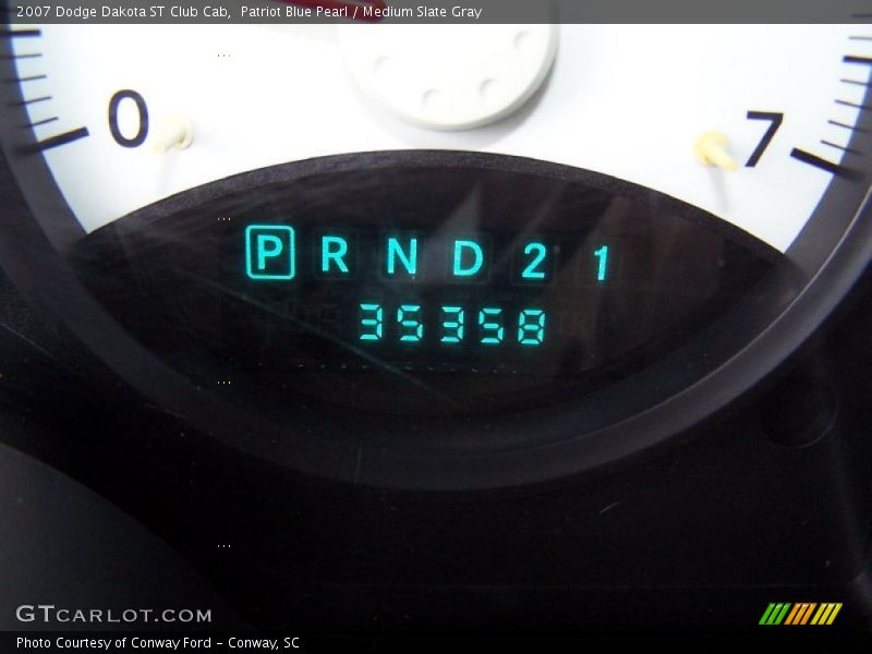 Patriot Blue Pearl / Medium Slate Gray 2007 Dodge Dakota ST Club Cab