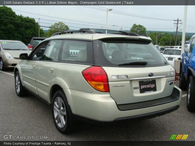 Champagne Gold Opalescent / Taupe 2006 Subaru Outback 3.0 R L.L.Bean Edition Wagon