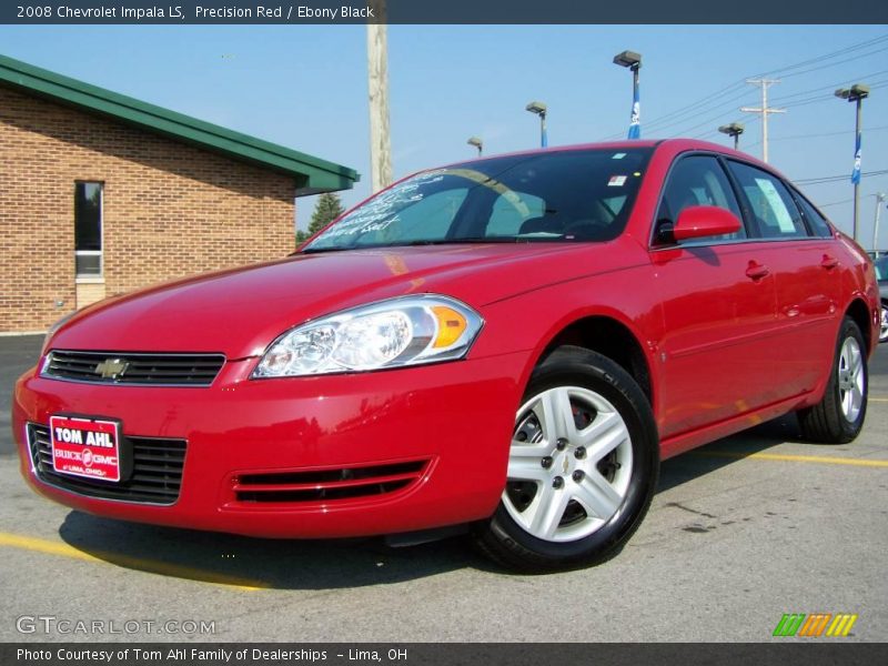 Precision Red / Ebony Black 2008 Chevrolet Impala LS
