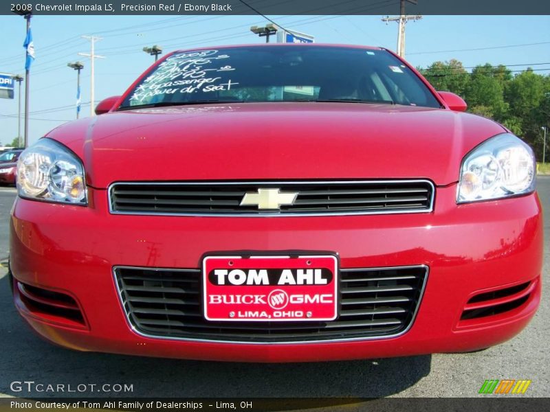 Precision Red / Ebony Black 2008 Chevrolet Impala LS