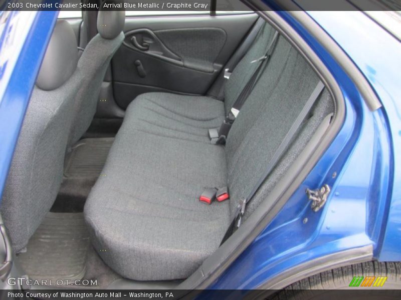 Arrival Blue Metallic / Graphite Gray 2003 Chevrolet Cavalier Sedan