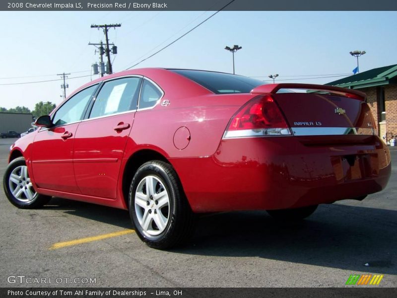 Precision Red / Ebony Black 2008 Chevrolet Impala LS