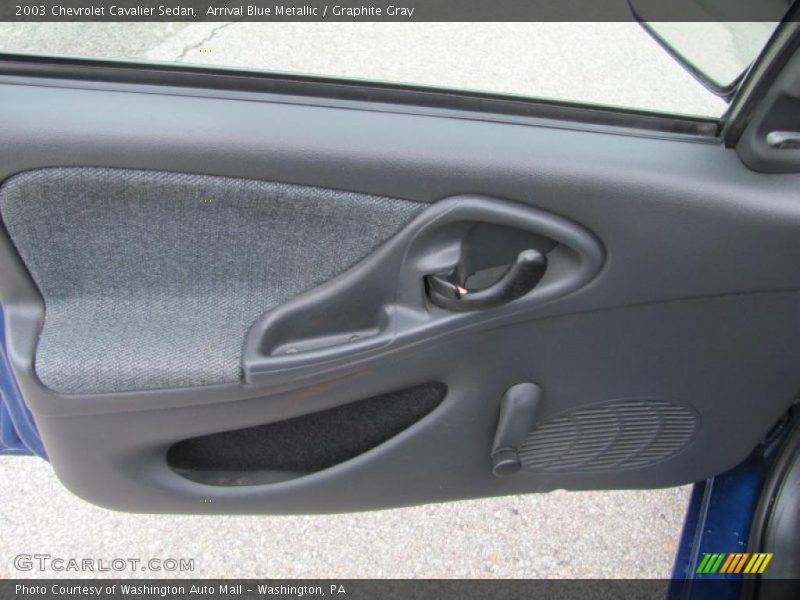 Arrival Blue Metallic / Graphite Gray 2003 Chevrolet Cavalier Sedan