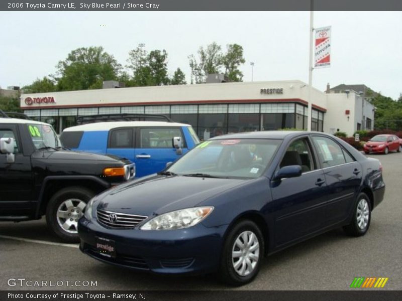 Sky Blue Pearl / Stone Gray 2006 Toyota Camry LE