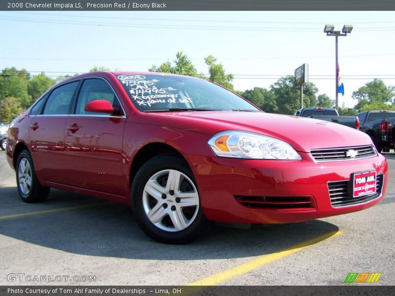 Precision Red / Ebony Black 2008 Chevrolet Impala LS