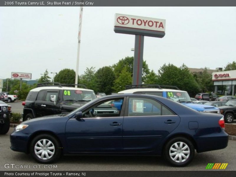 Sky Blue Pearl / Stone Gray 2006 Toyota Camry LE