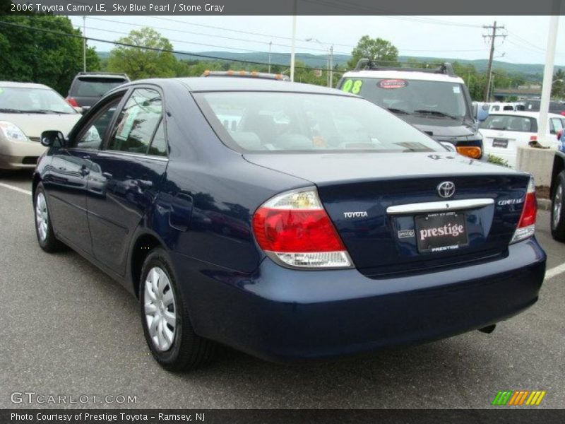 Sky Blue Pearl / Stone Gray 2006 Toyota Camry LE