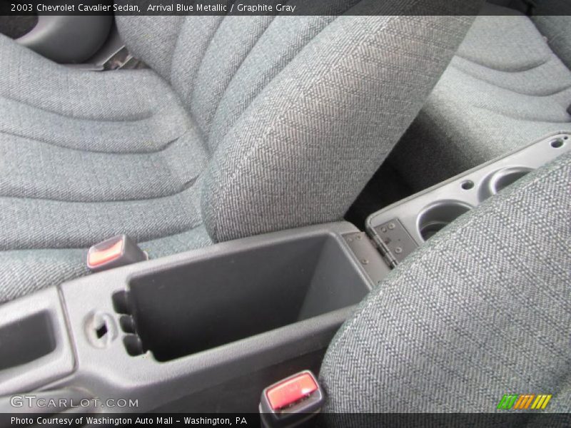 Arrival Blue Metallic / Graphite Gray 2003 Chevrolet Cavalier Sedan