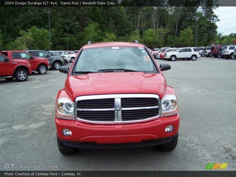 Flame Red / Medium Slate Gray 2004 Dodge Durango SLT 4x4