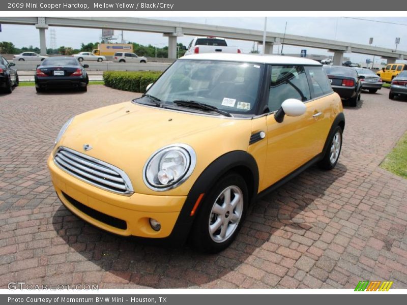 Mellow Yellow / Black/Grey 2009 Mini Cooper Hardtop