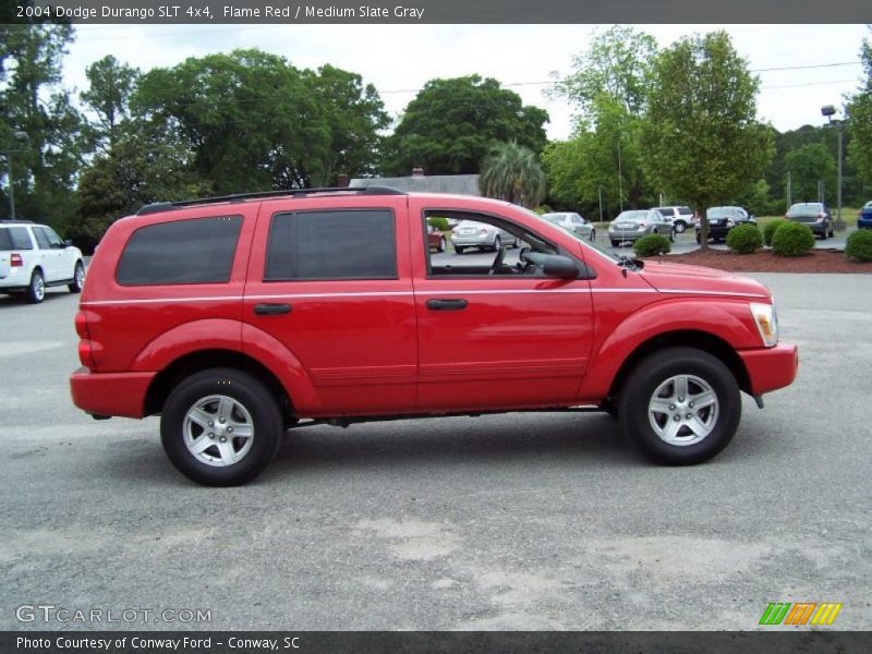 Flame Red / Medium Slate Gray 2004 Dodge Durango SLT 4x4