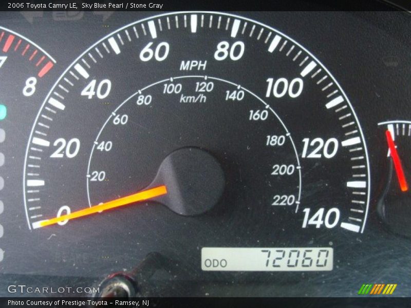 Sky Blue Pearl / Stone Gray 2006 Toyota Camry LE