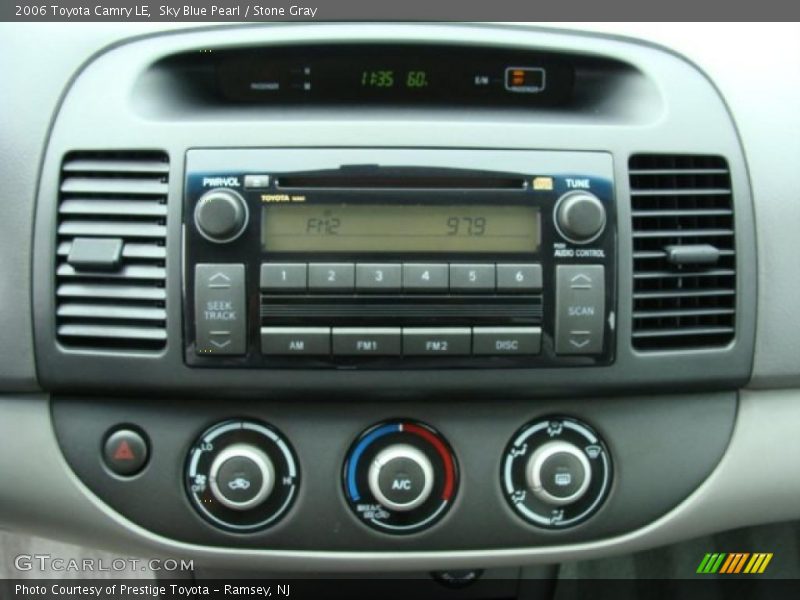 Sky Blue Pearl / Stone Gray 2006 Toyota Camry LE