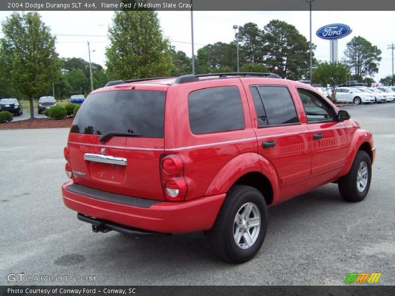 Flame Red / Medium Slate Gray 2004 Dodge Durango SLT 4x4
