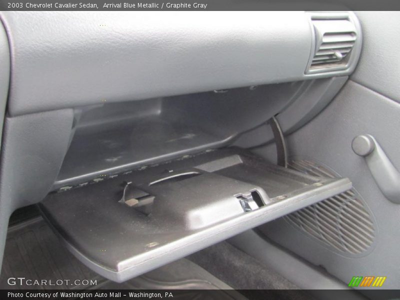 Arrival Blue Metallic / Graphite Gray 2003 Chevrolet Cavalier Sedan