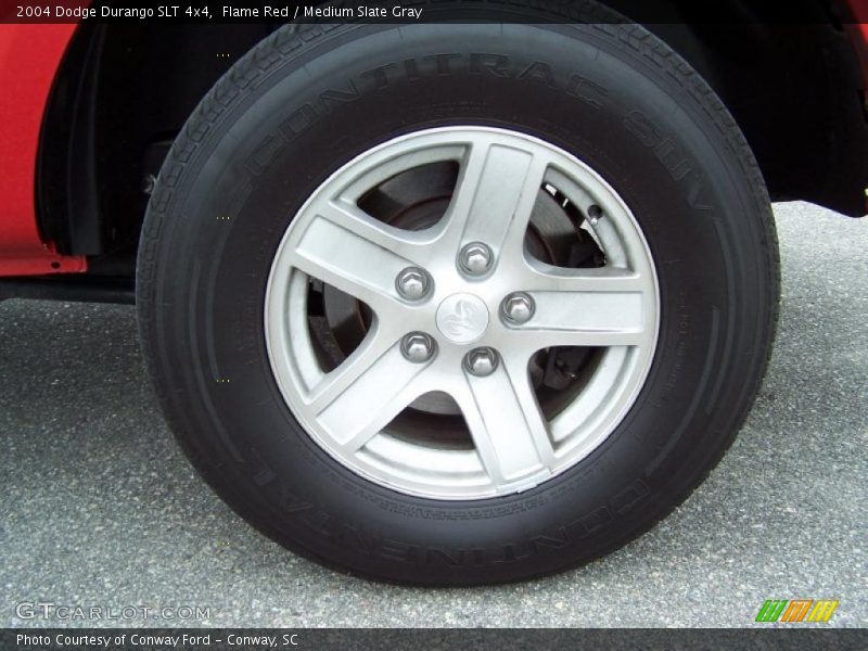 Flame Red / Medium Slate Gray 2004 Dodge Durango SLT 4x4