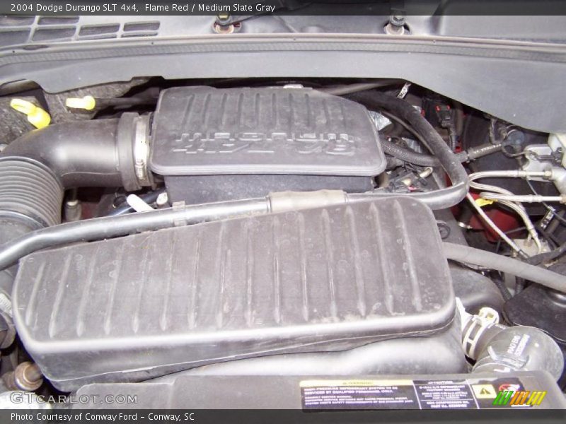 Flame Red / Medium Slate Gray 2004 Dodge Durango SLT 4x4