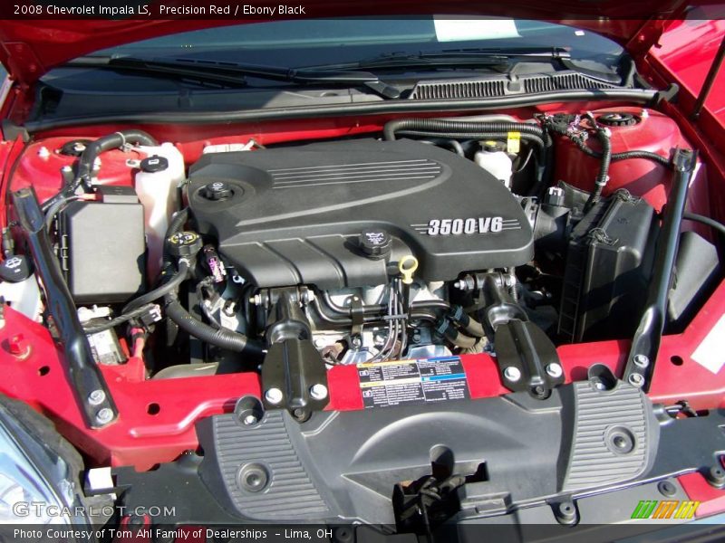 Precision Red / Ebony Black 2008 Chevrolet Impala LS