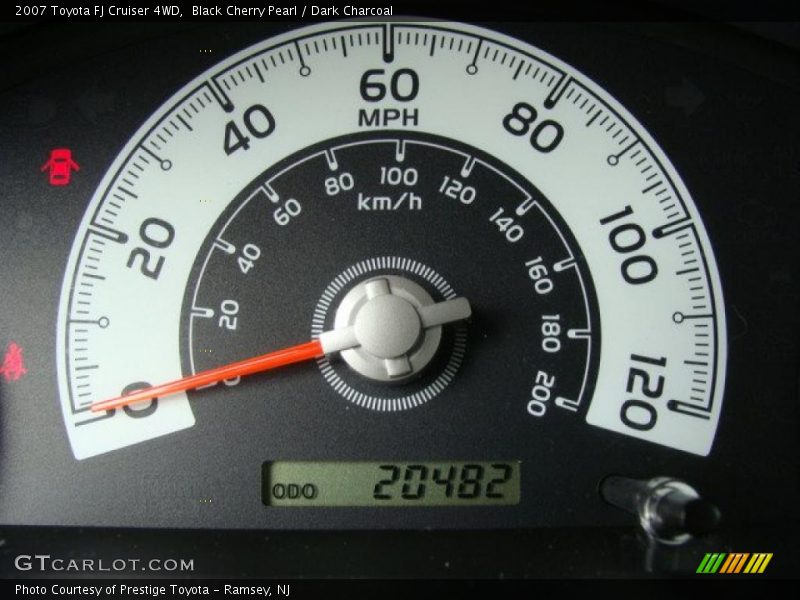 Black Cherry Pearl / Dark Charcoal 2007 Toyota FJ Cruiser 4WD