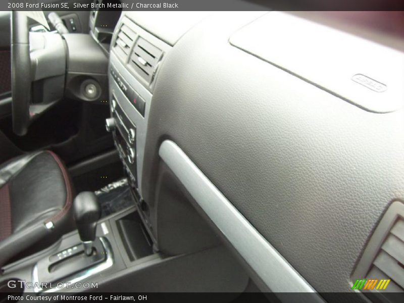 Silver Birch Metallic / Charcoal Black 2008 Ford Fusion SE