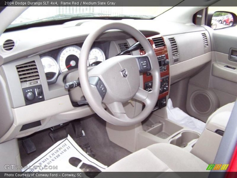 Flame Red / Medium Slate Gray 2004 Dodge Durango SLT 4x4