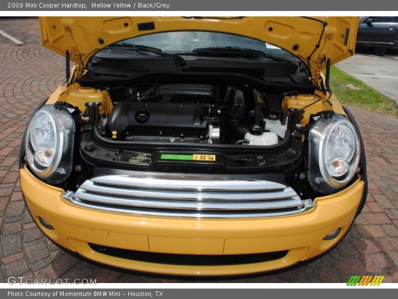 Mellow Yellow / Black/Grey 2009 Mini Cooper Hardtop