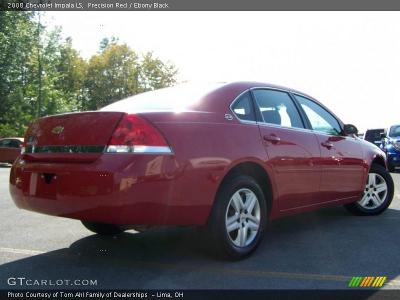Precision Red / Ebony Black 2008 Chevrolet Impala LS