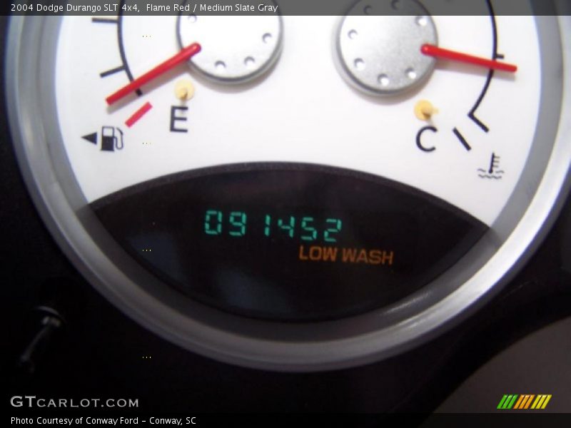 Flame Red / Medium Slate Gray 2004 Dodge Durango SLT 4x4
