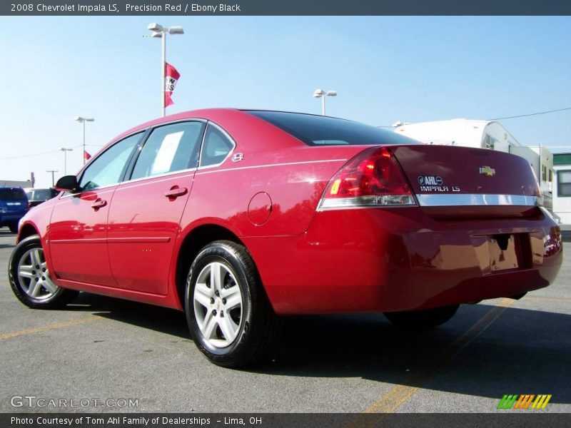 Precision Red / Ebony Black 2008 Chevrolet Impala LS