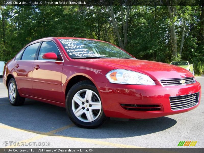 Precision Red / Ebony Black 2008 Chevrolet Impala LS