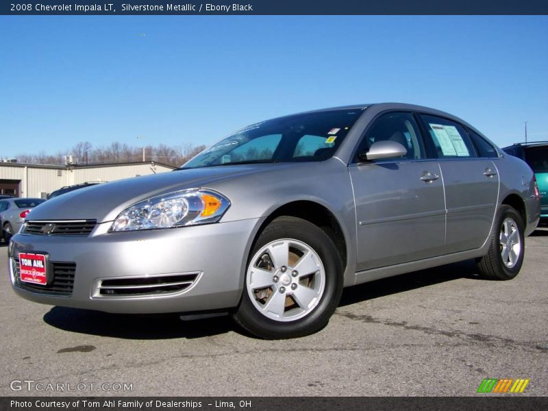 Silverstone Metallic / Ebony Black 2008 Chevrolet Impala LT