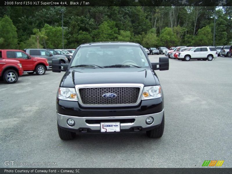 Black / Tan 2008 Ford F150 XLT SuperCrew 4x4