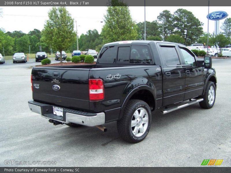 Black / Tan 2008 Ford F150 XLT SuperCrew 4x4