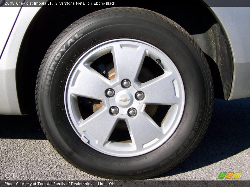 Silverstone Metallic / Ebony Black 2008 Chevrolet Impala LT