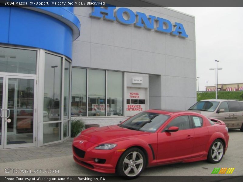 Velocity Red Mica / Black/Red 2004 Mazda RX-8 Sport