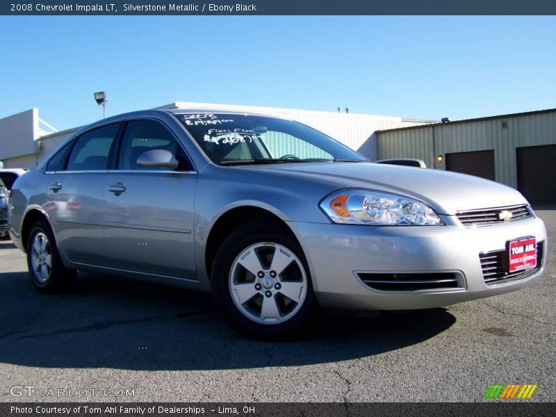 Silverstone Metallic / Ebony Black 2008 Chevrolet Impala LT