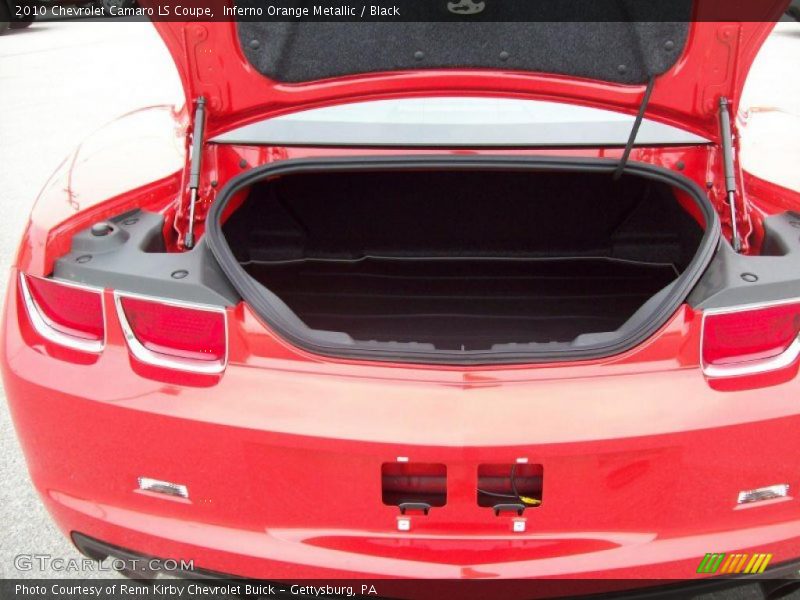 Inferno Orange Metallic / Black 2010 Chevrolet Camaro LS Coupe
