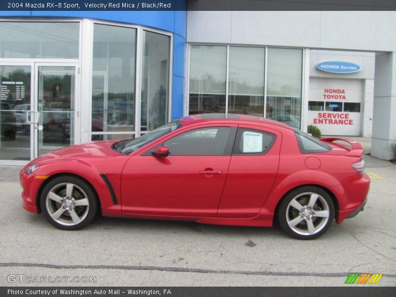 Velocity Red Mica / Black/Red 2004 Mazda RX-8 Sport