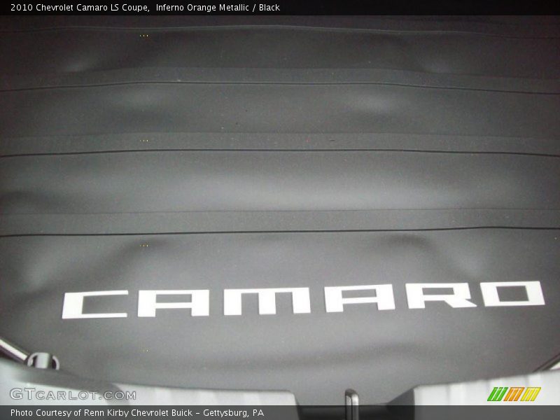 Inferno Orange Metallic / Black 2010 Chevrolet Camaro LS Coupe