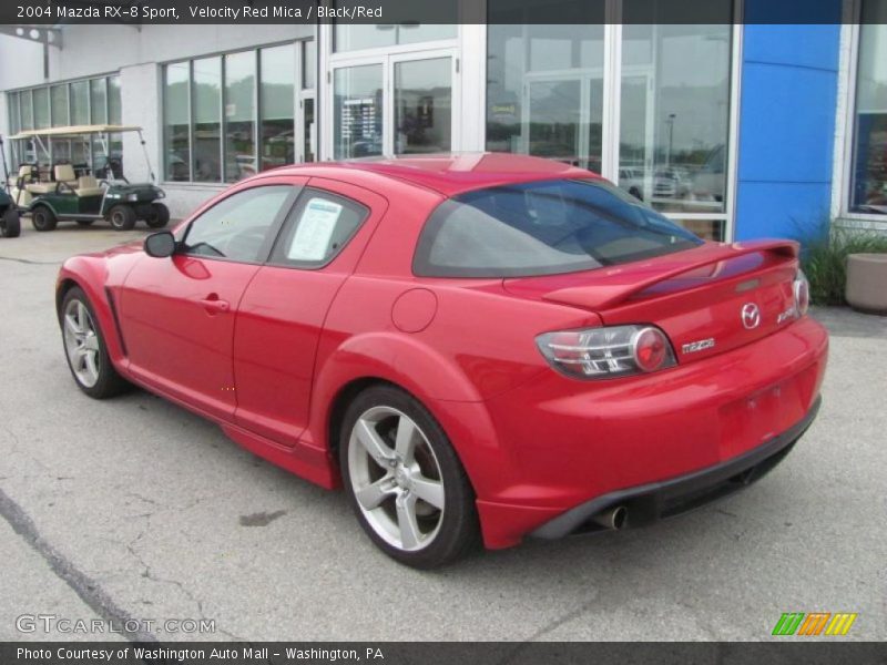 Velocity Red Mica / Black/Red 2004 Mazda RX-8 Sport