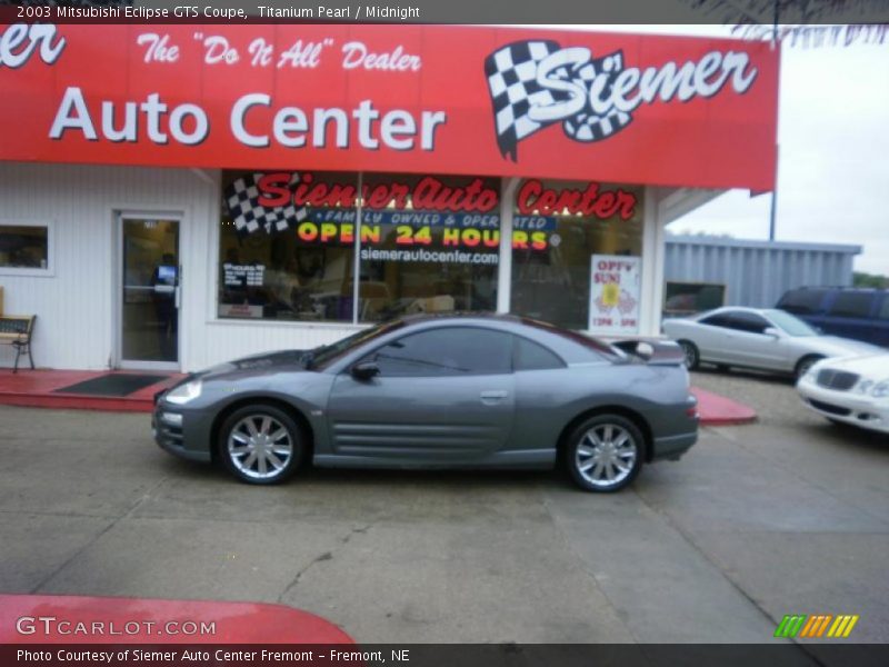 Titanium Pearl / Midnight 2003 Mitsubishi Eclipse GTS Coupe