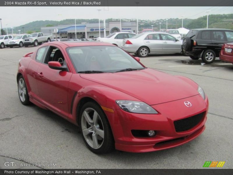 Velocity Red Mica / Black/Red 2004 Mazda RX-8 Sport