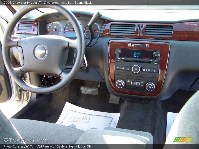 Silverstone Metallic / Ebony Black 2008 Chevrolet Impala LT
