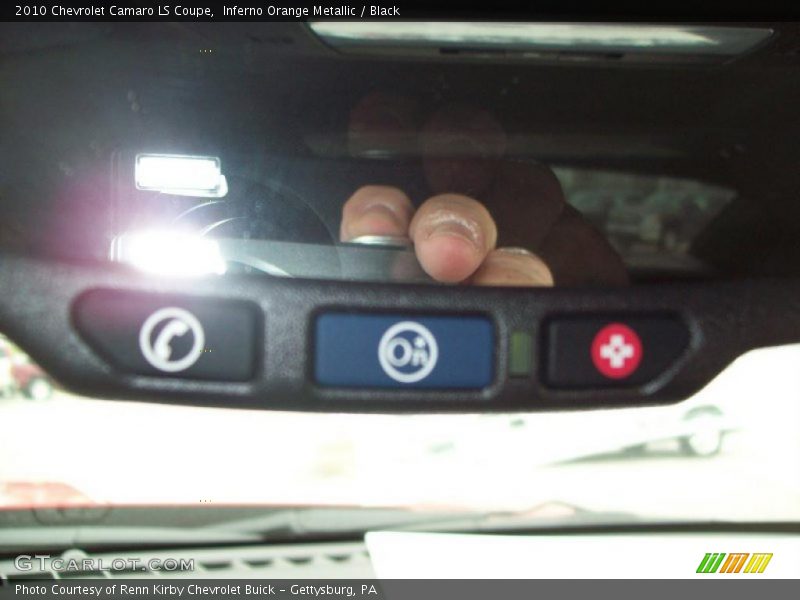 Inferno Orange Metallic / Black 2010 Chevrolet Camaro LS Coupe